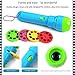 Story Projection Torch , Kids Sleep Stories , Flashlight Luminous Toy , Animal Slide Show , 4 Fairy Tales Movies 32 Slides Great Educational Toy Gift for Toddler , Boys and Girls