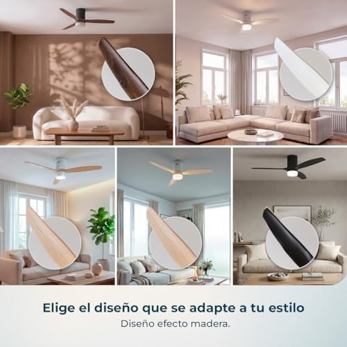 EnergySilence Aero 4600 Arctic Steel & Sand Ventilador de Teto