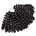 Roktress 6 Packs 8 Inch Jamaican Bounce Crochet Hair Jumpy Wand Curl Crochet Hair African Ombre Kanekalon Synthetic Crochet Braiding Hair Extensions For Black Women (8