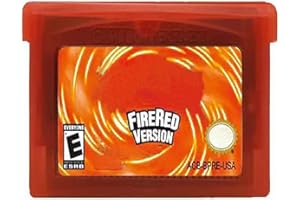 FUcopales 1 Piece for NDSL Game Cards (Fire Red Version),Third Party Cards Compatible with GBM/GBA/SP/NDS NDSL