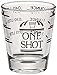 True Bullseye Measuring Shot Glasses, Cocktail Accessories, Reusable Measuring shot Glass, Set of 1, 1.5 oz.