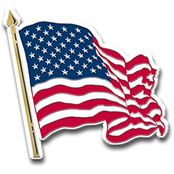 AMERICAN FLAG Military Magnet