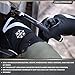 Vgo... 2-Pairs -4℉ or Above 3M Thinsulate C100 Lined High Dexterity Touchscreen Synthetic Leather Winter Warm Work Gloves, Waterproof Insert (Size L,Black, Fluorescent Green, SL8777FW)