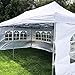 Wonlink 10x20 ft Instant Pop up Canopy, Party Tent Folding Gazebos with Removable Sidewalls and Wheeled Bag Waterproof
