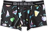 Diesel Men's Damien Miami Boxer Print, Black, M