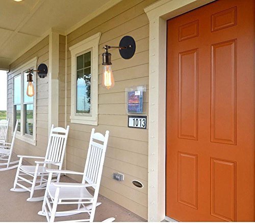 PIANUO Rétro Lampe Murale Style Insustreil Réglable Antique Luminaire Finition en Laiton Eclairage Vintage Edison Douille E27 pr Décor DIY Bar Restaurant Café