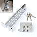 Motorhot Clutch Lock Vehicle Brake Lock Anti-Theft Device Stainless Steel 8 Holes