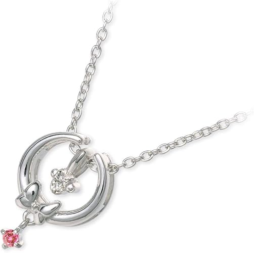Amazon ウイスプ ディズニー Wisp Disney シルバー ネックレス ミニー 誕生石 レディース 女性 彼女 プレゼント 誕生日 記念日 ネックレス 通販