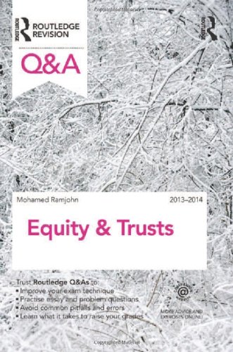 Q&A Equity & Trusts 2013-2014 (Questions and Answers) libro