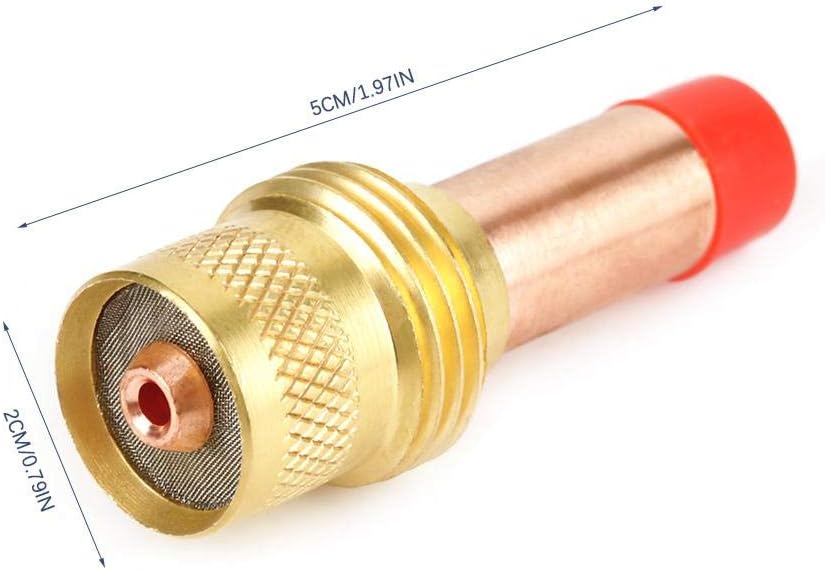 Hilitand 3 Pcs TIG Welding Gas Lens 45V26 Collet Body Gas Lens for Tig Welding Torch WP-17 WP-18 WP-26 2.4mm - Image 3