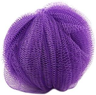 Purely Me Bath Shower Puff Sponge, Purple 1-Pack