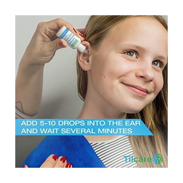 Ear Wax Removal Drops for Clogged Ears 2Pack by Tilcare Earwax