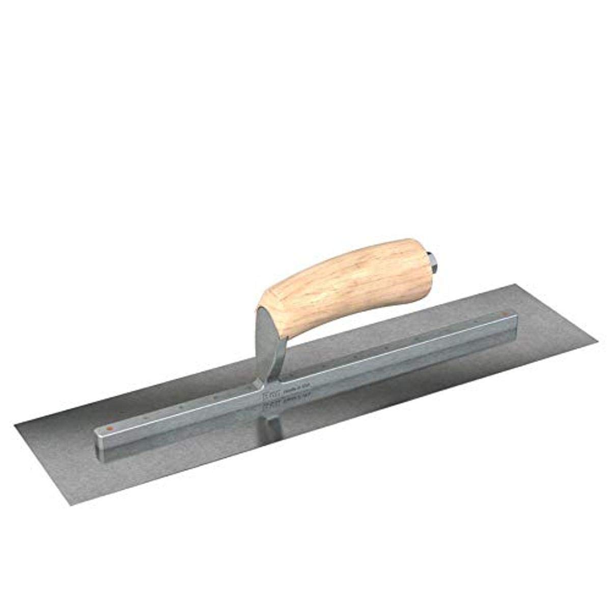 Bon 66-244 Finish Trowel - Square - Carbon Steel - 20 X 5 - Wood Handle