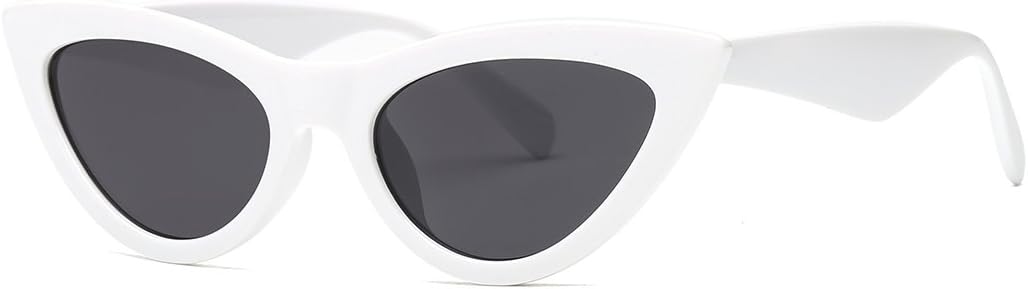 AEVOGUE Womens Sunglasses Double Bridge Cat Eye Gradient Lens Metal Temple UV400