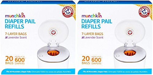 Munchkin Diaper Pail 7 Layer Lavender Scented