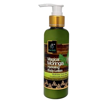 The EnQ Magical Moringa Hydrating Body Lotion With Natural Moringa Extract For Long Lasting Hydration Face And Body Care For 24 Hours Moisturizing 200 ml