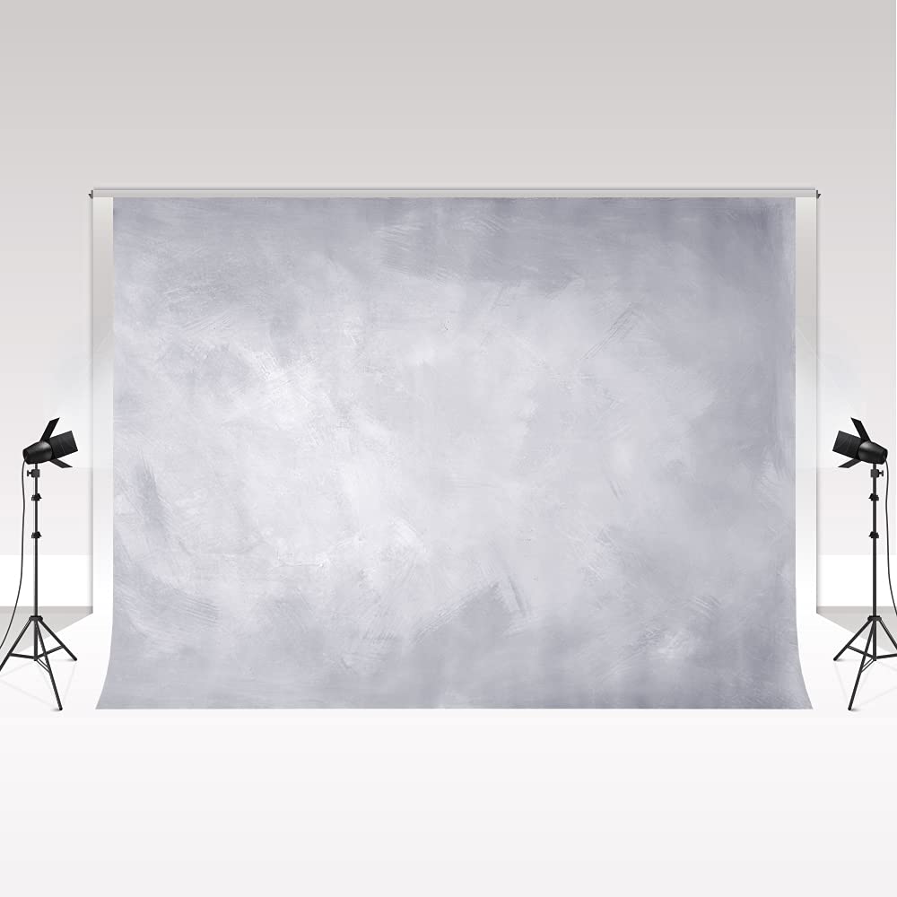 Kate 2.2x1.5m/7x5ft Light Grey Photo Backdrop Abstract Portrait Grey Photography Background for Photoshoot Kids Baby Shower Wedding Photo Studio Props