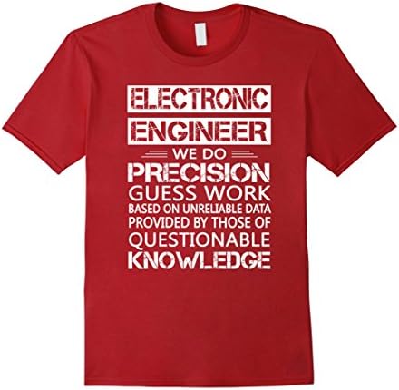 Men's Electronic Engineer Shirt Best Gift For Electronic Engineer Large Cranberry