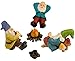 Twig & Flower The Relax Garden Gnomes by The Campfire (Five Piece) Fairy Campfire Mini Gnomes Set Gnomes Decor Fairy Garden Camper Gnome Gifts Designed