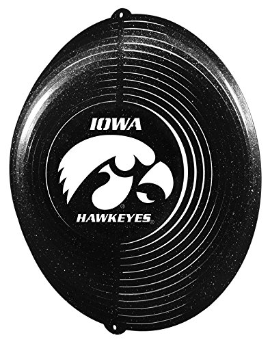 IOWA HAWKEYE HAWKEYES Swirly Metal Wind Spinner