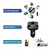Bluetooth FM Transmitter, GRDE Bluetooth Car Adapter Wireless in-car Receiver with Dual USB Car Charger and Hands-free Calling for iPhone Samsung, Ipad, Smartphone