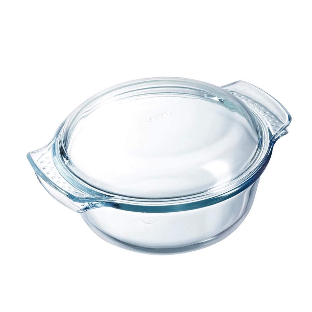 Pyrex 118A000 Glass Round Casserole, 4.9 Liter