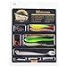 Mizugiwa Drop Shot Kit Include Soft Minnow Bait, Hooks, Weight, for Bass, Perch Walley Fishing