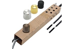 BSENTSTER Zing Ear ZE-02 Rotary Dimmer Switch for Floor Torchiere Lamps, Halogen Lamps, Incandescent Lamps,500WMax. 120VAC Knob Switch Replacement Kit-Black