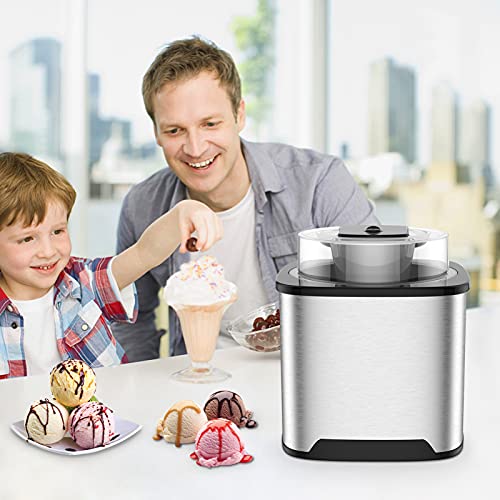 Ice Cream Maker Electric Ice Cream Machine 2 QT Ice Cream Maker Machine
