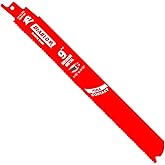 Diablo Bi-Metal Reciprocating Saw Blade, 9" Length, Dual Tooth, 14/18 TPI | Ideal for Medium Metal Cutting, 15- Pack - DS0914BF15