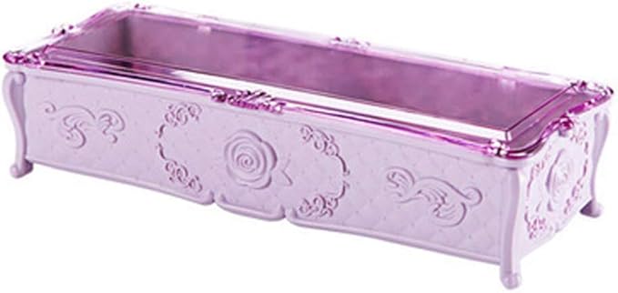 Besteckkasten Aufbewahrungsbox mit Deckel Vintage Stil Kunststoff Chic