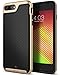 Caseology Envoy for Apple iPhone 8 Plus Case (2017) / for iPhone 7 Plus Case (2016) - Premium Leather - Carbon Fiber Black