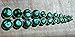 Pair - Emerald Falls Glass Essential Oil Ear Plugs Organic Handmade Ceramic double-flared body jewelry