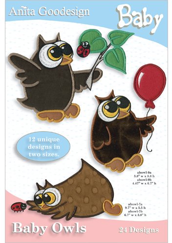 Anita Goodesign Baby Owls
