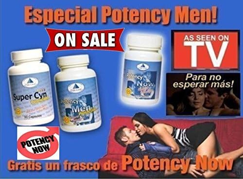 Potency Men, Potency Now, Super Cyn Perfecto Para Tener Mas Tama?o  Mas Horas De Placer Sexual Manteniendo Su Prostata En Perfects Condiciones by potency