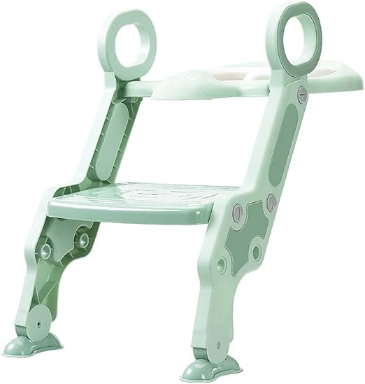 Asiento con escalera plegable for ir al baño for niños, silla for bebé