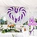 Tatuo Balloon Arch Kit Balloon Garland Decorating Strip Kit 2 Rolls Balloon Tape Strips with 2 Rolls Balloon Glue Points Stickers