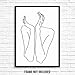 Modern Abstract Woman's Body Shape Silhouette Wall Decor Art Print Poster 11