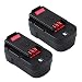 Replace Black and Decker 18V Battery HPB18 HPB18-OPE 244760-00 A1718 A18 Firestorm FS180BX FS18FL 2Pack primary