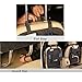 M'Baby 1pc Car Backseat Organizer Woolen Felt Seat Pocket Protector Storage for Bottle, Tissue Box, Toys (Black)