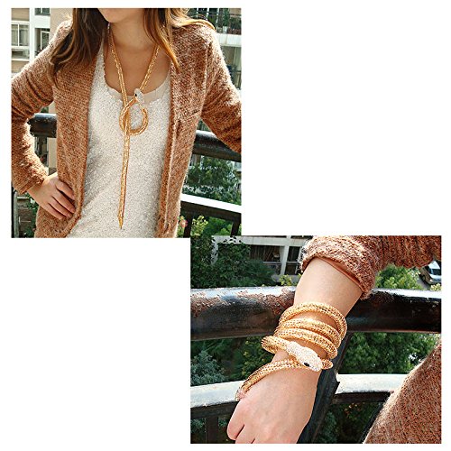 NARAY Flexible Bendable Magnet Snake Jewelry Necklace Choker Bracelet Scarf Holder Bendy Chain Twist - //medicalbooks.filipinodoctors.org