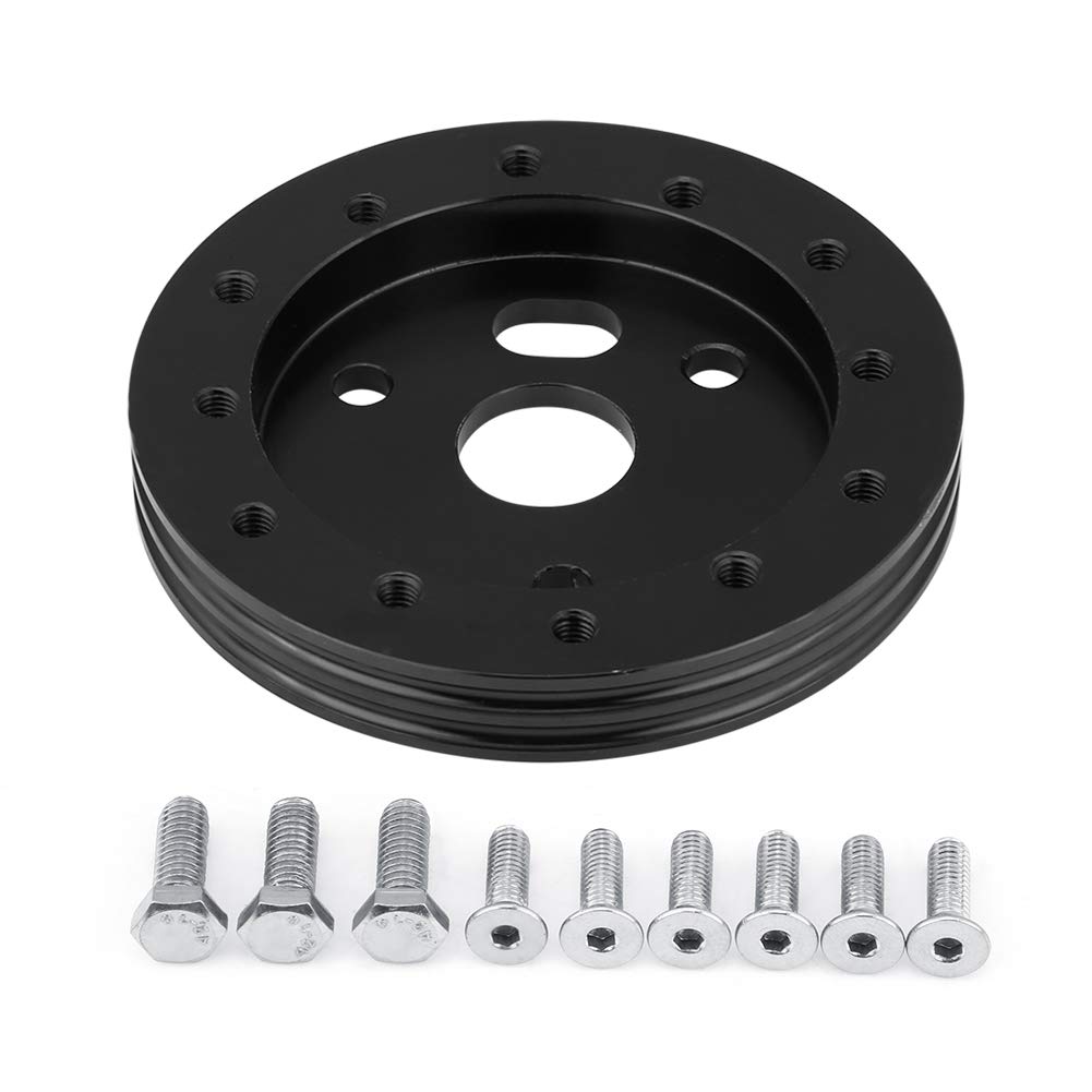 Keenso Steering, 0.5/1 Inch 6 Hole Steering Wheel Adapter Hub