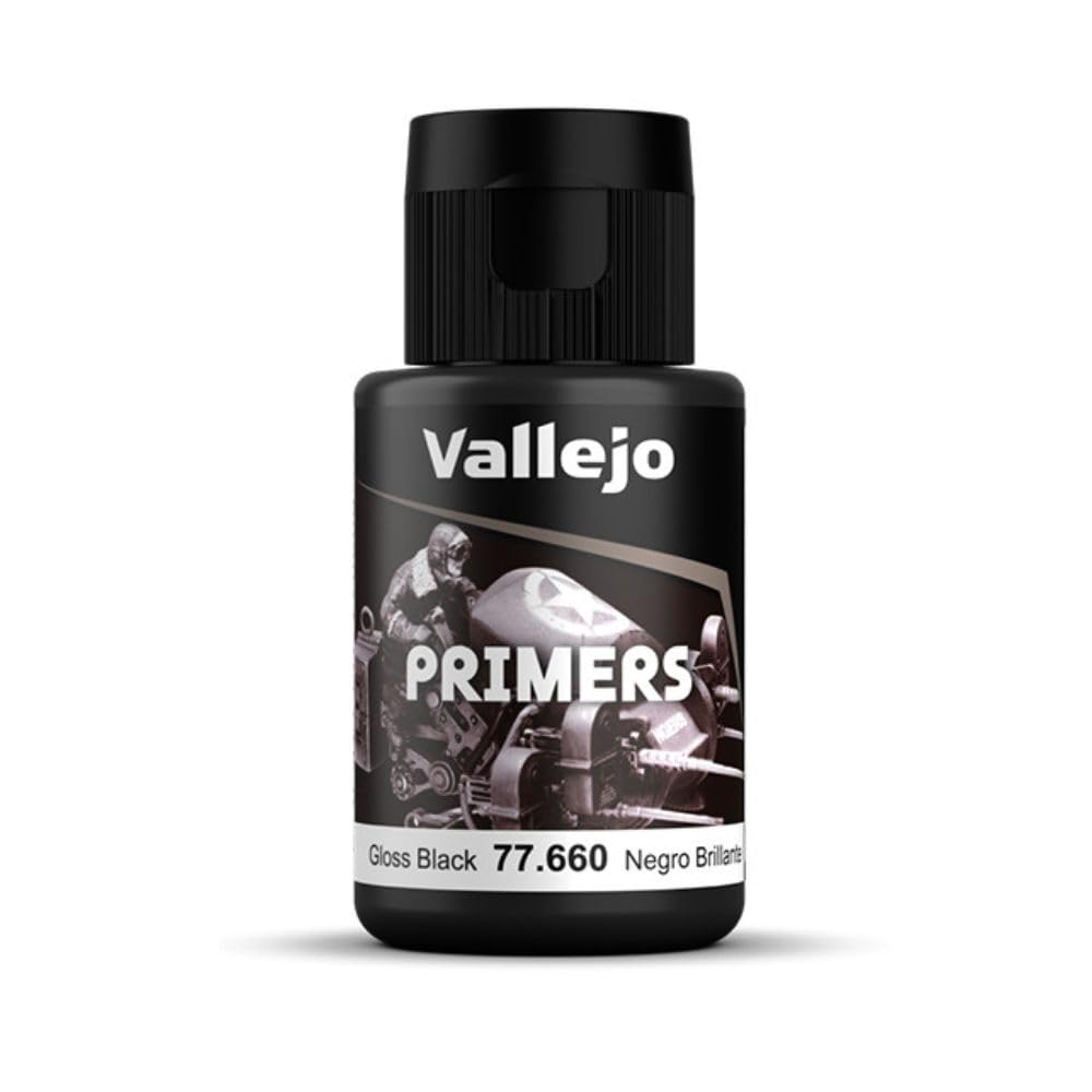 Acrylicos Vallejo 32 ml Metal Color - Gloss Black Primer