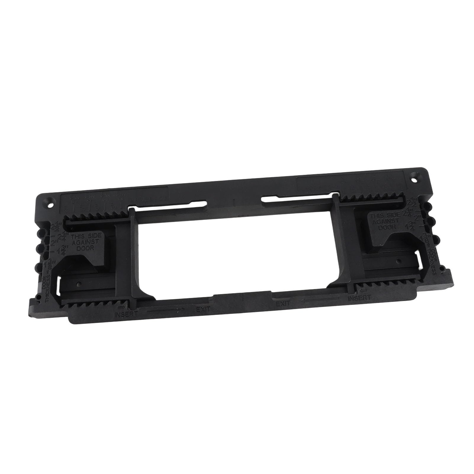 Adjustable Hinge Drilling Jig Installation Locator Template for 2.5-6 Inches Hinges and 1.38-2.5 Inches Door Thickness - Heavy Duty Door Hinge Mortiser and Router Template Kit