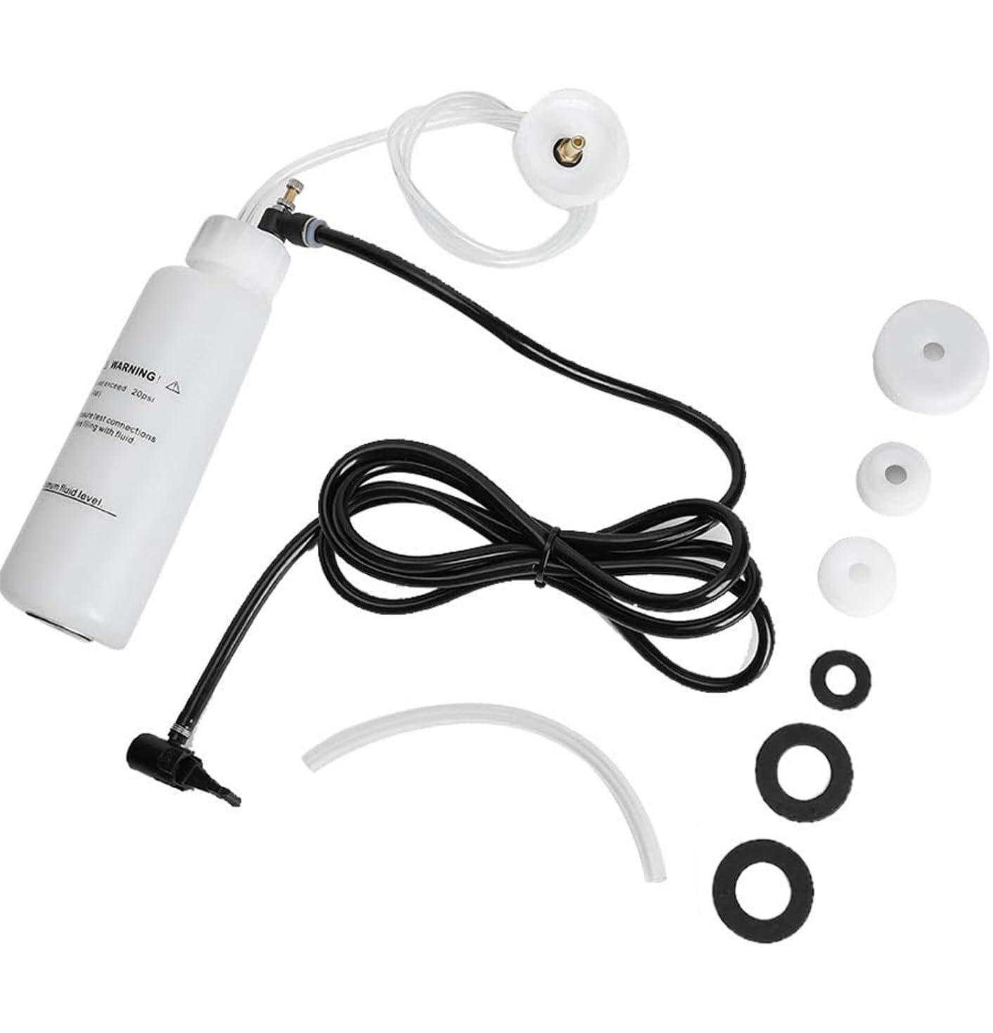 Autojack 500ml Car Brake Bleeder, Compressed Air and Clutch Fluid Bleeding Kit, Tool for Hands Free Operation