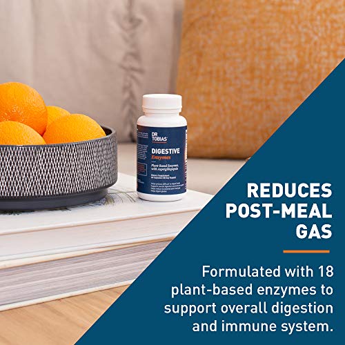 Dr. Tobias Digestive Enzymes with Amylase, Bromelain, Lipase, Lactase