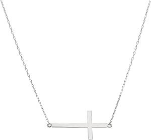 Amazon.com: 14K White Gold Horizontal 