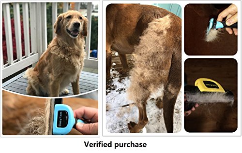 Cosyfam Dog Brush Cat Brush De Shedding Brush Grooming Tool For
