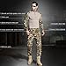 SINAIRSOFT Tactical Pants Shirt with Knee Pads Army Airsoft Combat BDU Pants Shirt MC LY0102C
