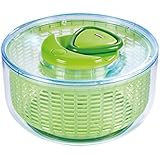Zyliss Easy Spin Salad Spinner, Large, Green, BPA Free